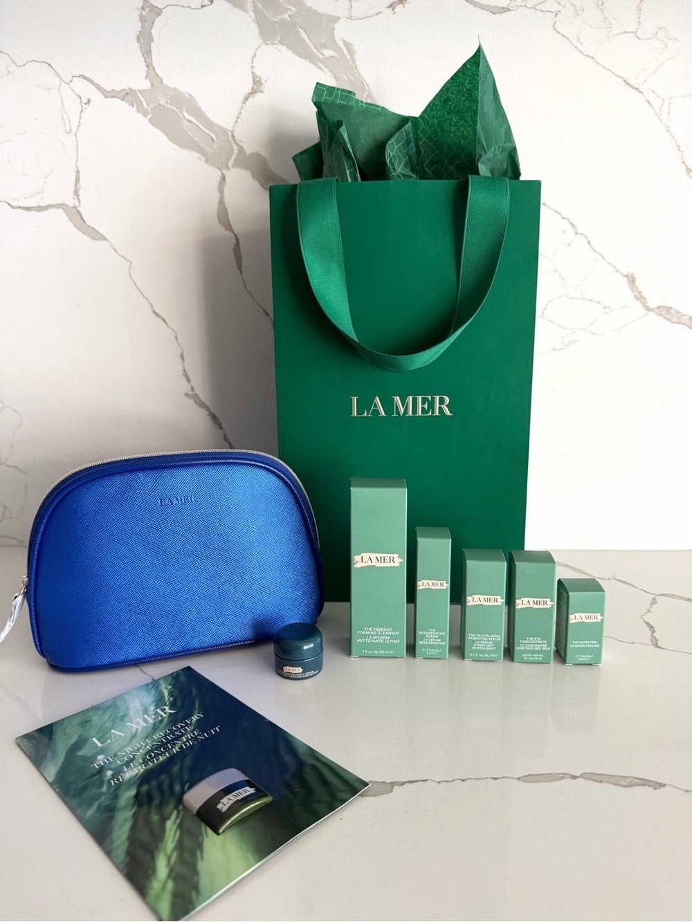 Authentic Brand New La Mer Luxury Travel Size Products With Cosmetic Bag